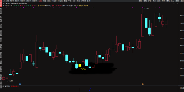 2026◆金钻指标《尾买王》——尾买指标●波段●超卖反弹主图幅图选股「20金币」