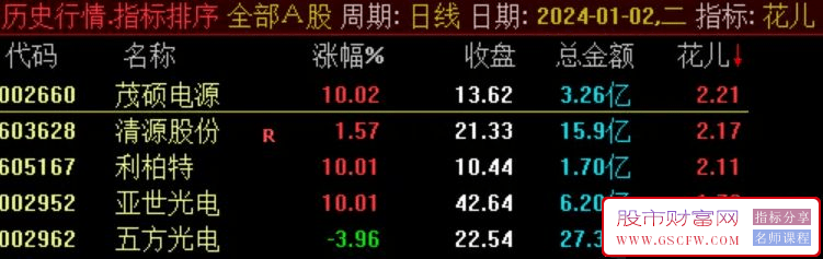 通达信竞价抓妖副图+选股指标附图_展示图_05