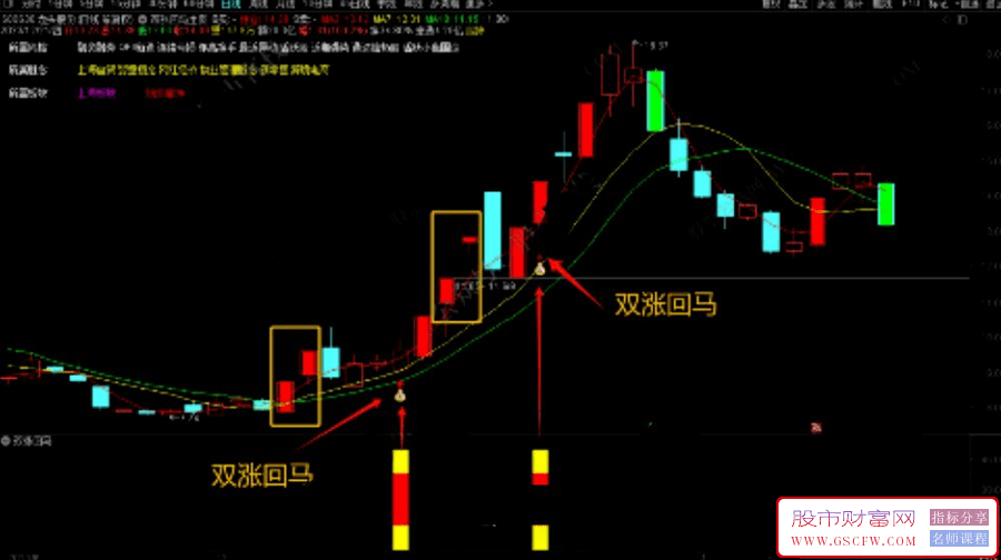 通达信双涨回马套装指标,涨停回马枪分享,附图_展示图_05