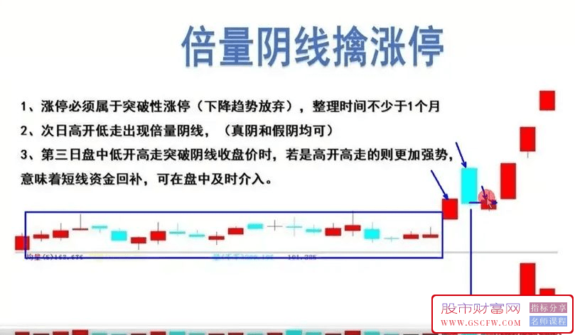 通达信倍量阴线擒涨停主副图+选股分享,附图_展示图_01