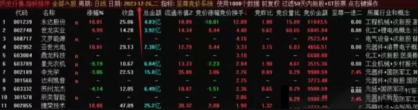 通达信【至尊竞价】竞价一进二选股指标,数据全天不附图_展示图_02