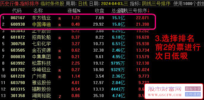 通达信《阴线3号》2024新版股票池,收盘后选股,每天2个,次日低吸附图,[通达信]_展示图_03 ... ... ... ... . ...