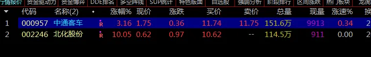 通达信成功率还不错的【牛气冲天竞价】早盘竞价策略,副图排序/选股附图_展示图_02