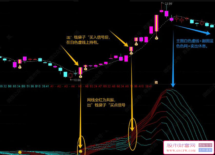 通达信【网网都有鱼】主副图+选股套装指标附图_展示图_01