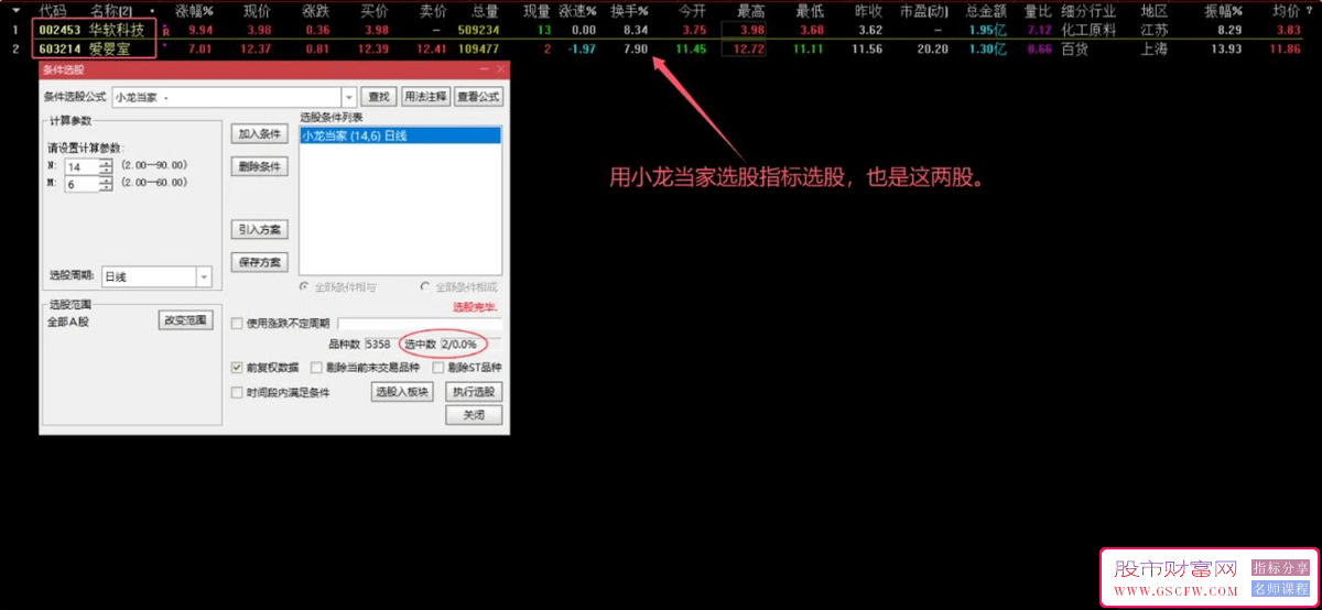 通达信【小龙当家】竞价系统技术指标:升级优化的集合竞价排序与选股利器，含副图+选股_展示图_04