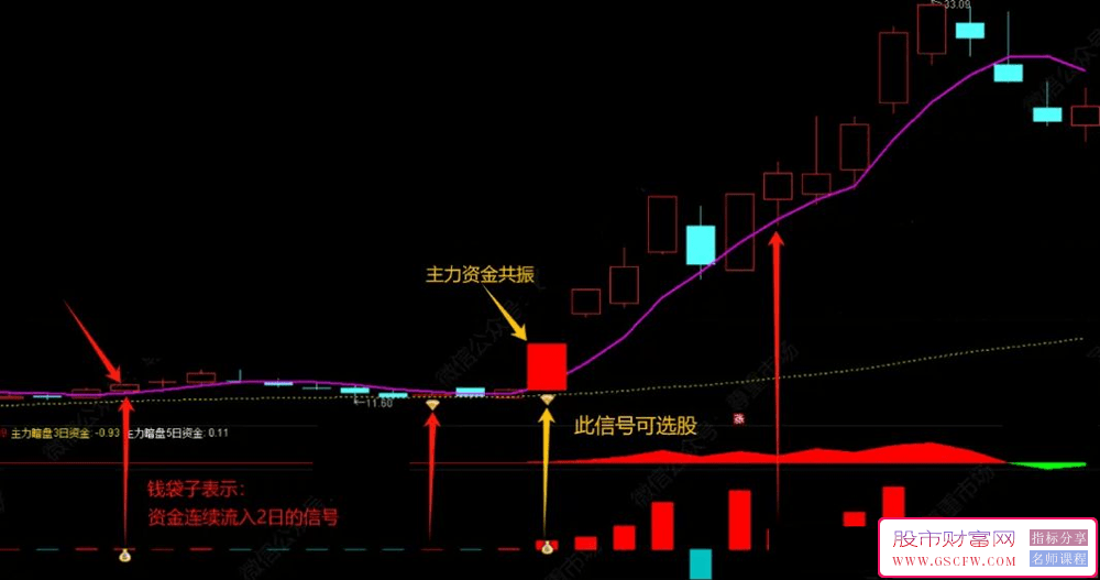 通达信【主力资金V06】机构持仓+暗盘资金+资金流入共振选股_展示图_01