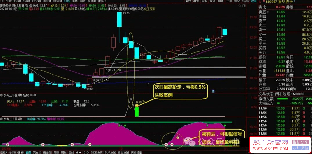通达信【水击三千里】副图+选股-,战无不胜的短线交易神器，胜率高达85%！_展示图_06