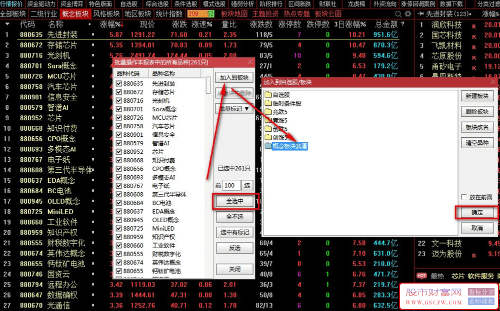通达信【热点板块排序】副图排序指标:精确锁定当前市场热区_展示图_04