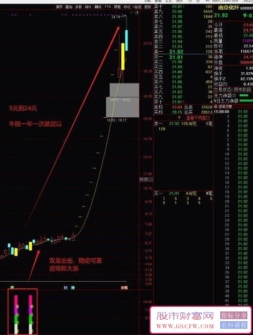 通达信【黑马双龙启动】比肩股神，双龙腾飞只抓黑马龙头！副图+选股_展示图_06