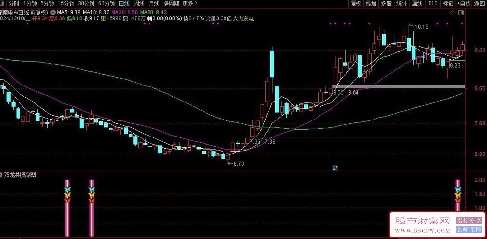 通达信【双龙共振】副图+选股指标,捕捉低位龙头股_展示图_02