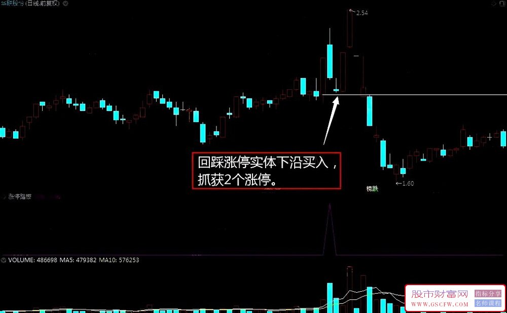 通达信【涨停踏板】副图+选股,主力洗盘或主力对倒换手选股_展示图_02