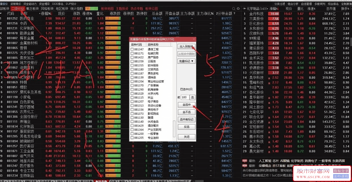 通达信【最强行业概念】股票池,筛选热点行业概念及热点行业输出成分股_展示图_03