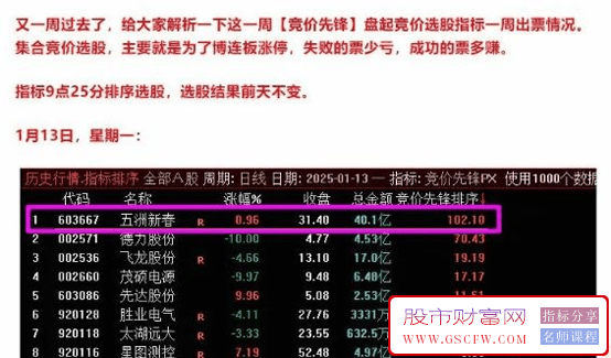 通达信【竞价先锋】集合竞价盘前抓涨停妖股,强势股,副图排序/选股_展示图_02