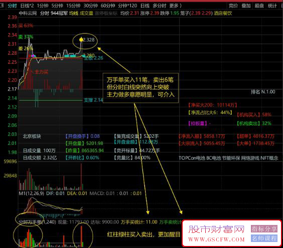 通达信【分时万手单】分时副图优化版,辅助涨停捕捉,盘口信号利器,指标源码_展示图_10 ... ... ... ... ...  ...