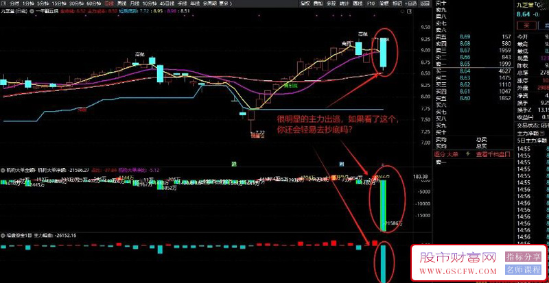 通达信【机构大单金额】+暗盘资金副图指标,万变不离其宗，资金永不眠！_展示图_08