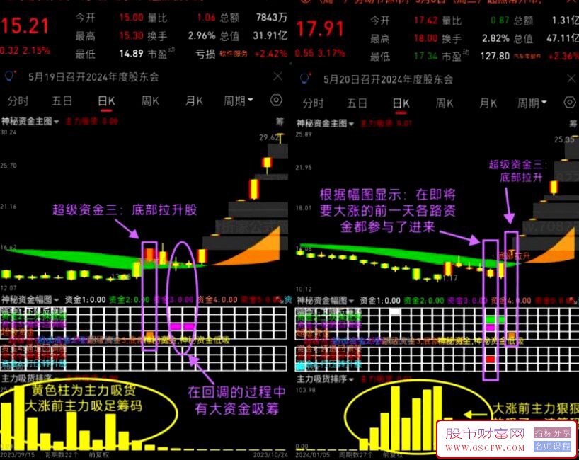 通达信【神秘资金&主力吸货】套装指标,揭秘主力意图底牌,手机电脑通用_展示图_13 ... ... ...