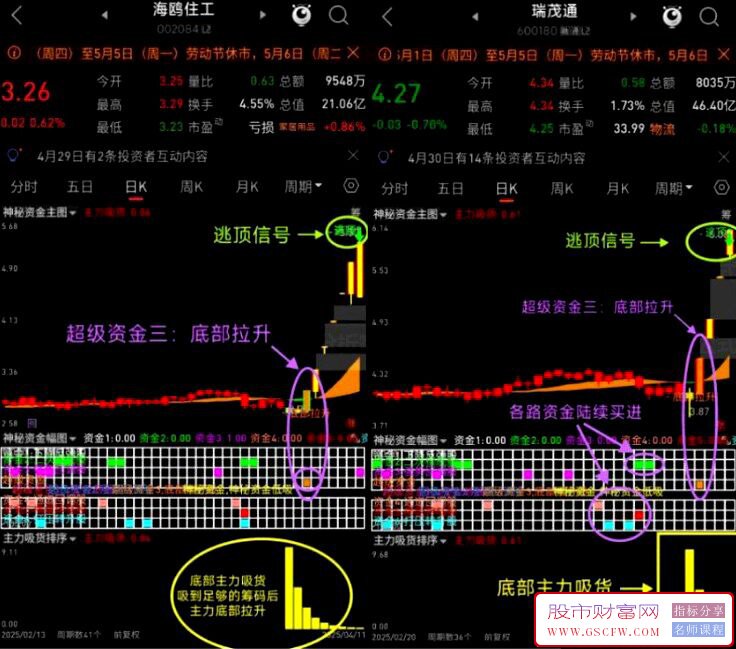 通达信【神秘资金&主力吸货】套装指标,揭秘主力意图底牌,手机电脑通用_展示图_14 ... ... ...