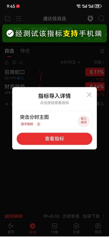 通达信【突破分时】主图指标,把握分时走势关键节点_展示图_04