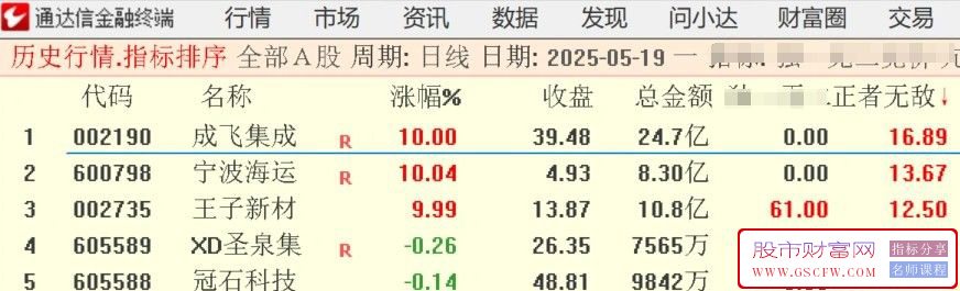 通达信【正者无敌】竞价排序指标,信号精准稳定,操作指南_展示图_02