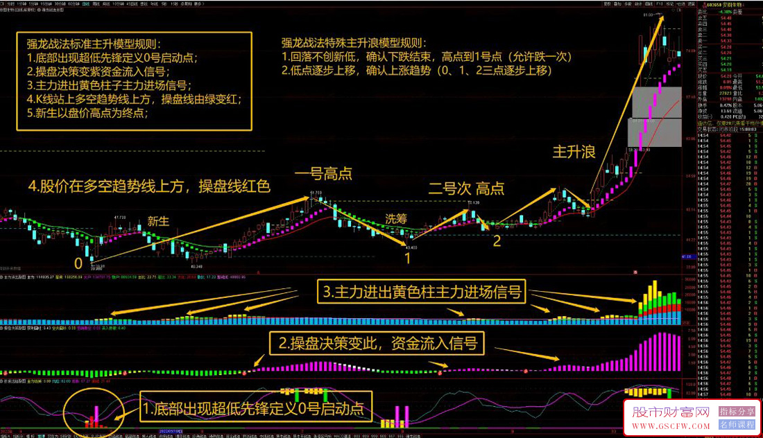 通达信【强龙战法】套装指标,股票主升浪精准捕捉技巧,熟练掌握永别亏损_展示图_03