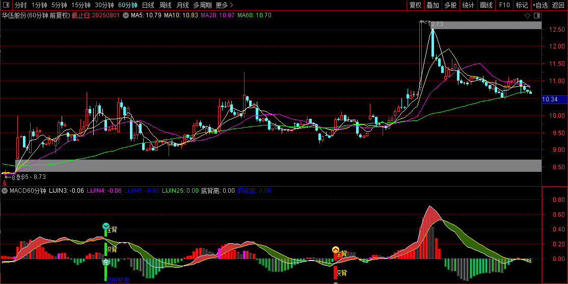 通达信【MACD60分钟波段高阶玩法】高成功率波段,出现红色小箭头时候买入_展示图_04 ... ...
