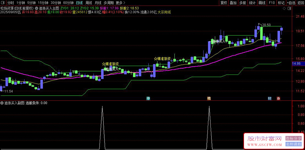 通达信精准游资〖追涨买入〗主副图+选股指标,筛选强势股票_展示图_02