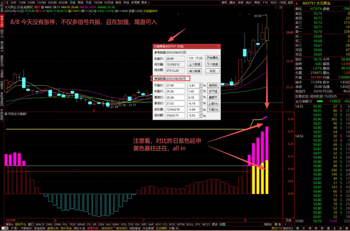 通达信【机构主力操盘】副图指标,一眼锁定“大牛启动”精准捕抓强势股_展示图_03 ... ...