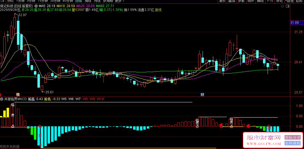 通达信〖临界MACD〗副图指标,精准识别买卖点与支撑压力_展示图_04