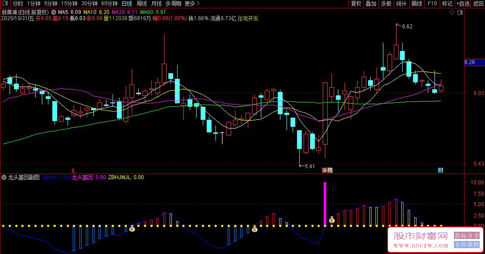 通达信【龙头基因】副图+选股指标,从低位潜伏首版做起人气监测_展示图_02