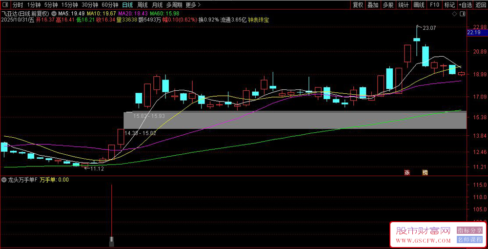 通达信〖龙头万手单〗副图+选股指标,监测单笔大单异动_展示图_02