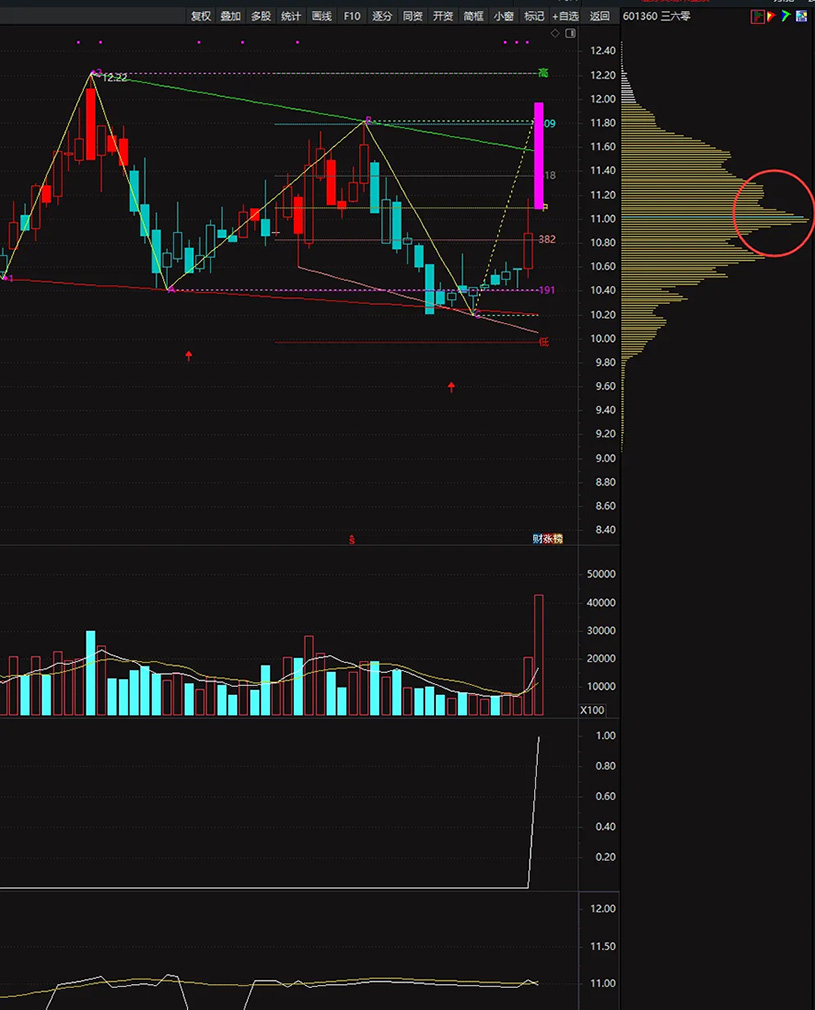 顶格筹码峰的计算——判断主力动向、捕捉强势股的重要技术指标,副图+选股_展示图_03 ... ...