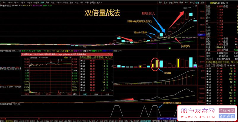 通达信【双倍量选股】指标与战法,基于量学理论买在起爆点,选股源码_展示图_02