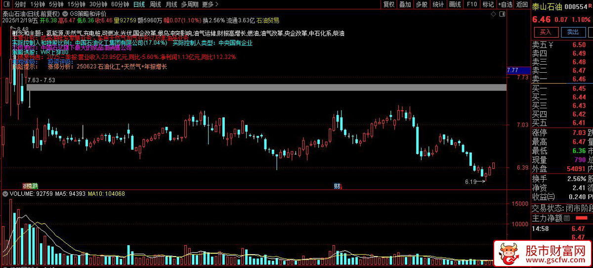 通达信〖GS策略和评价〗主图指标_展示图_01