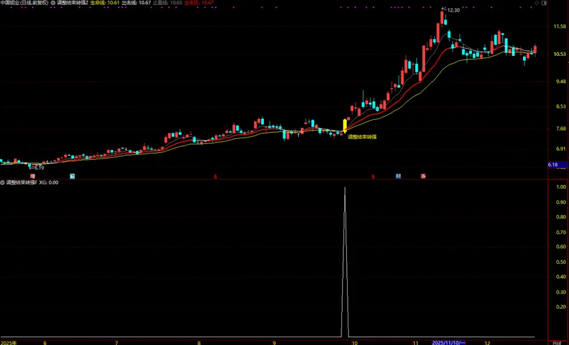 通达信【调整结束转强】均线趋势突破+筹码峰突破_展示图_08