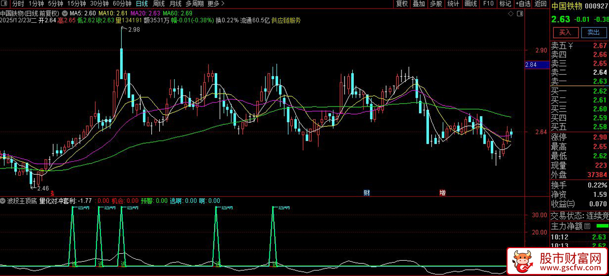 通达信〖波段王顶底〗副图指标_展示图_03