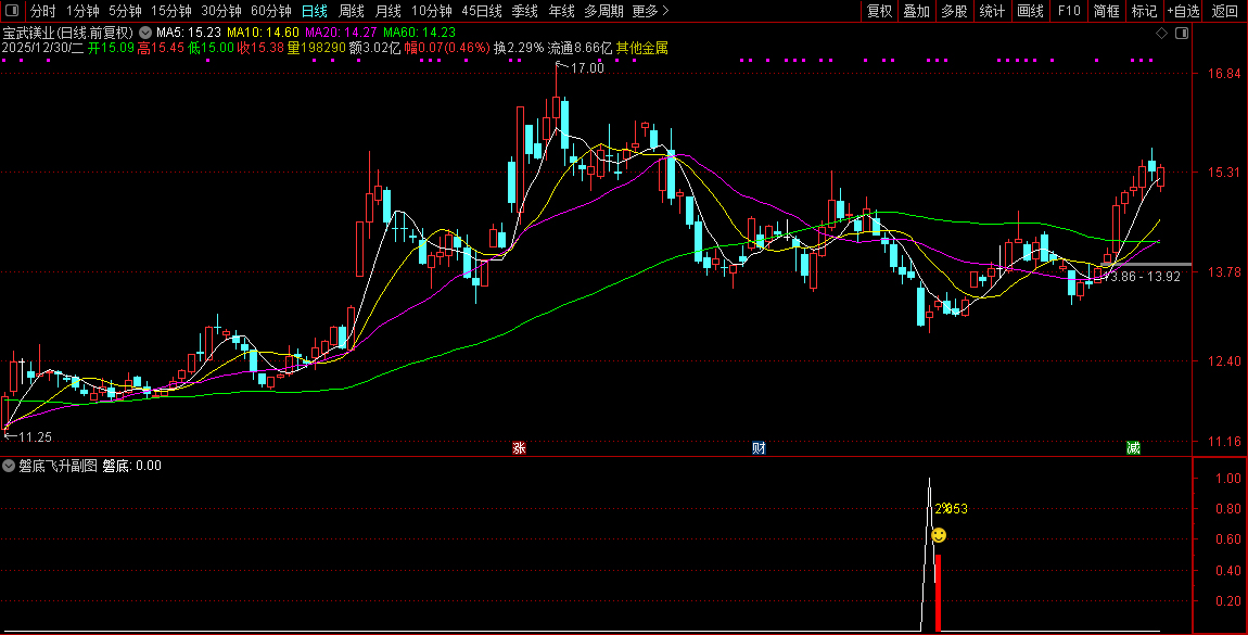 通达信【磐底飞升】副图+选股指标_展示图_08