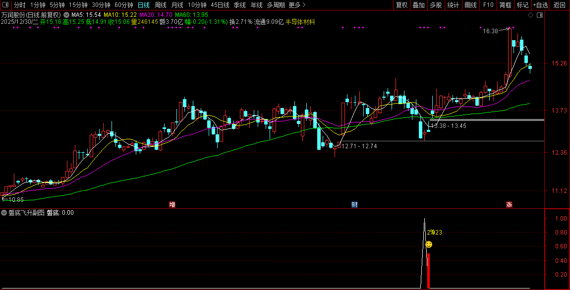 通达信【磐底飞升】副图+选股指标_展示图_13