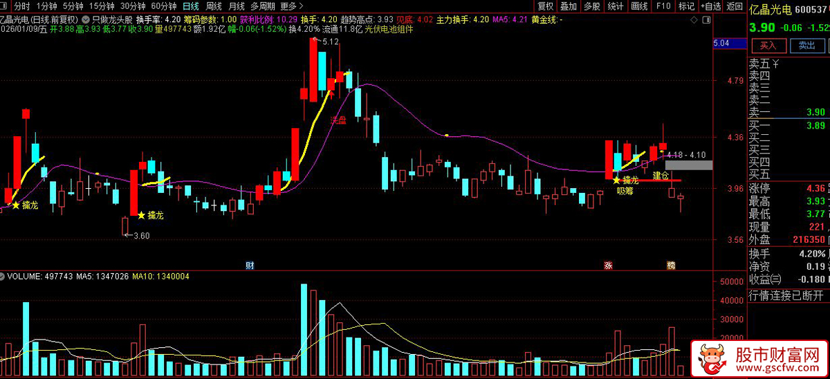 通达信〖只做龙头股〗主图指标_展示图_02