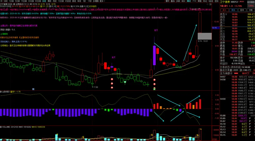 通达信【筹码博弈】副图指标_展示图_07