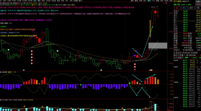 通达信【筹码博弈】副图指标_展示图_08