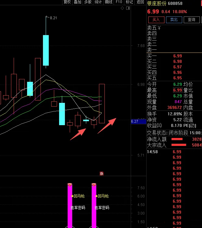 2026王者归来【主力回马枪】副图+选股_展示图_04