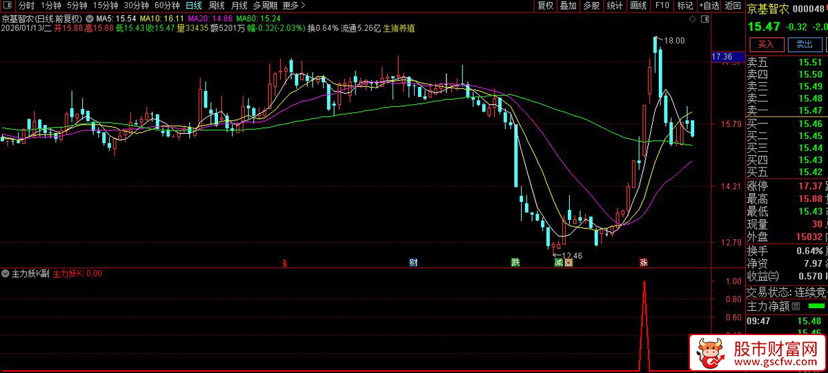 通达信〖主力妖K〗副图+选股指标_展示图_06