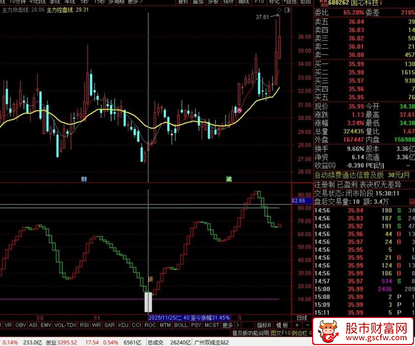 通达信〖金银坑〗副图指标_展示图_04
