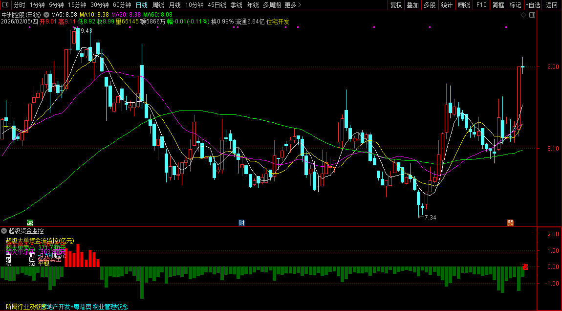 通达信〖超级资金监控〗副图指标_展示图_03