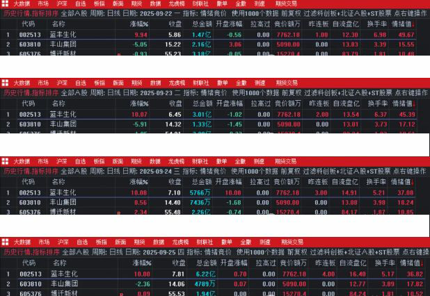 通达信【情绪竞价】早盘竞价排序_展示图_02