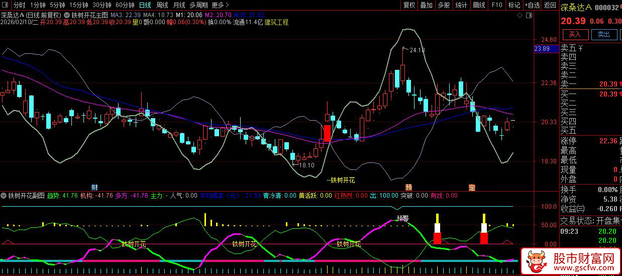 通达信〖铁树开花〗主副图+选股_展示图_02