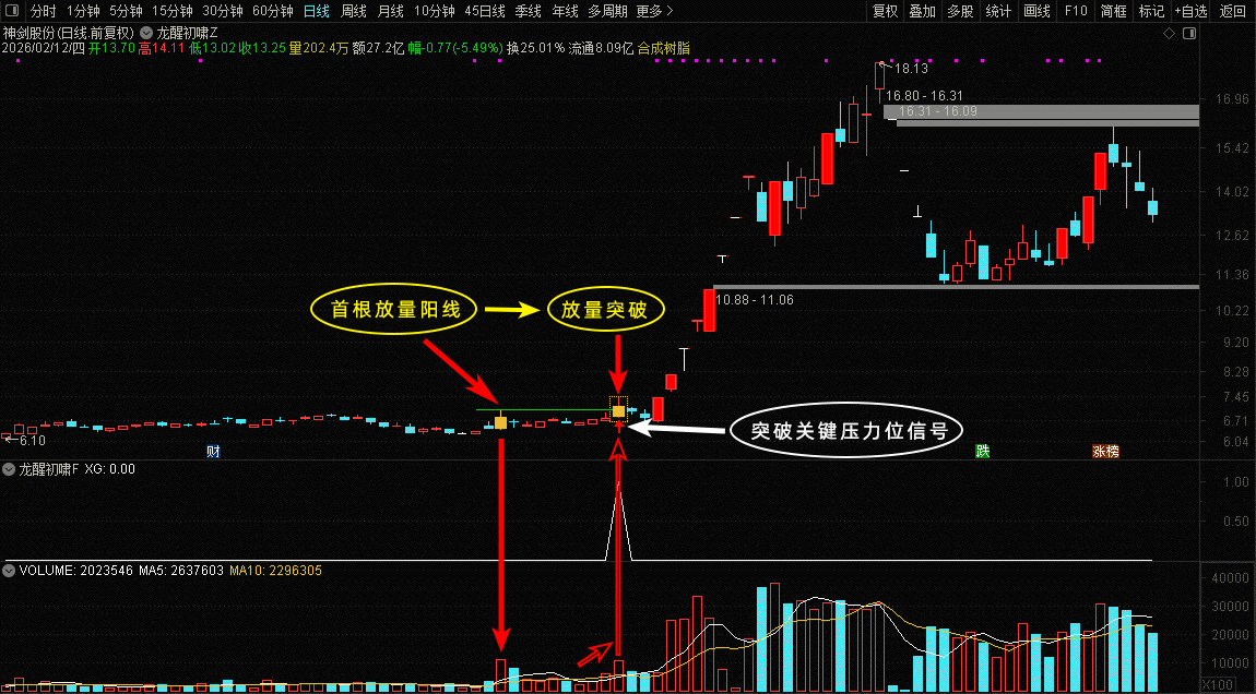 通达信【龙醒初啸】多因子辅助主副选指标_展示图_03